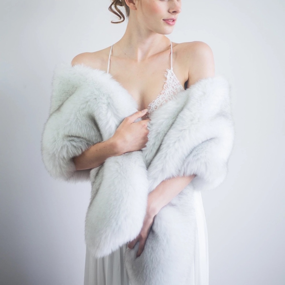 Faux Fur Stole Wrap